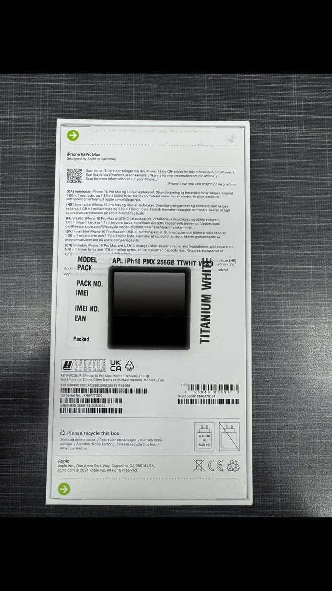 iPhone 16 Pro Max (256gb). 1 year warranty - Image 2