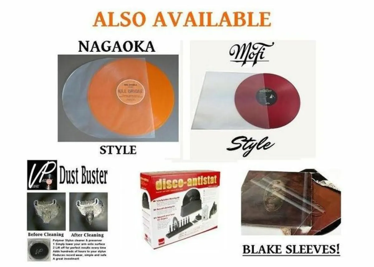 Replacement Paper Sleeves 7" Singles 45RPM 45s NEW - Image 3