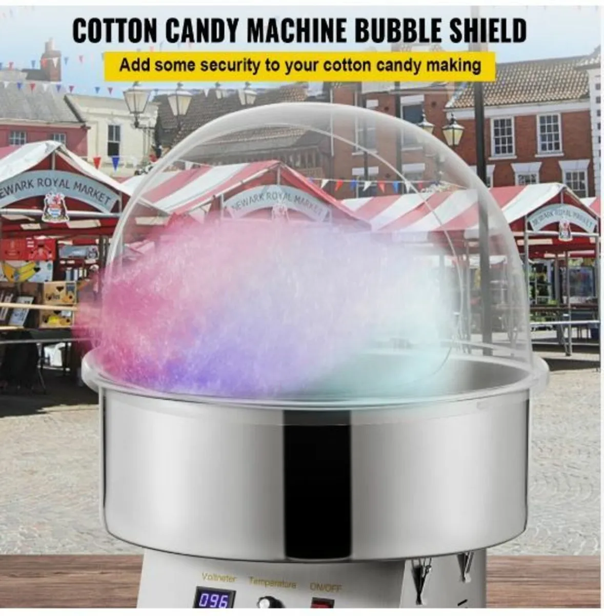 20.5" Diameter Candy Floss Cover for Candy - Image 2