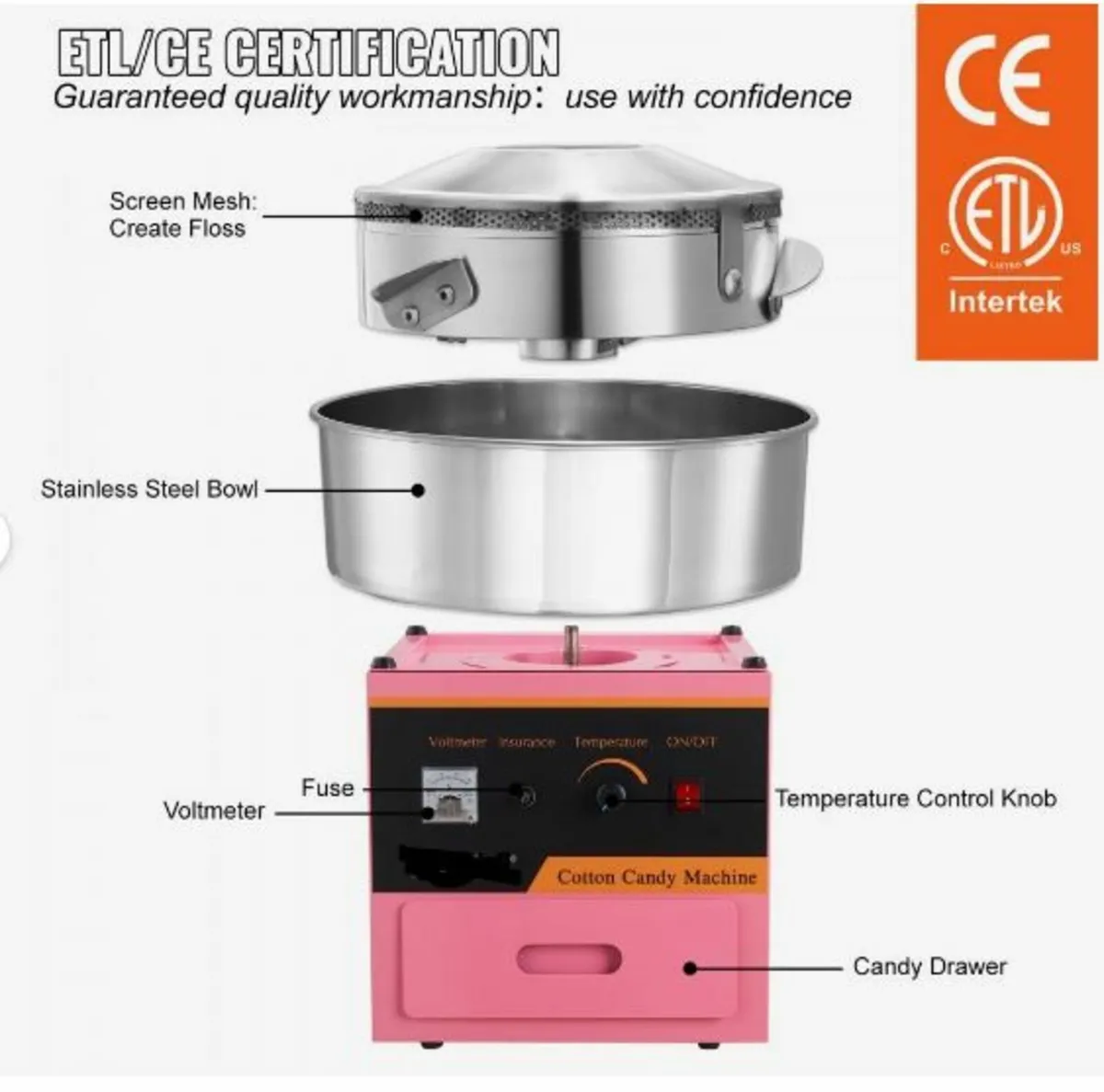 Commercial Cotton Candy Machine Sugar - Image 2