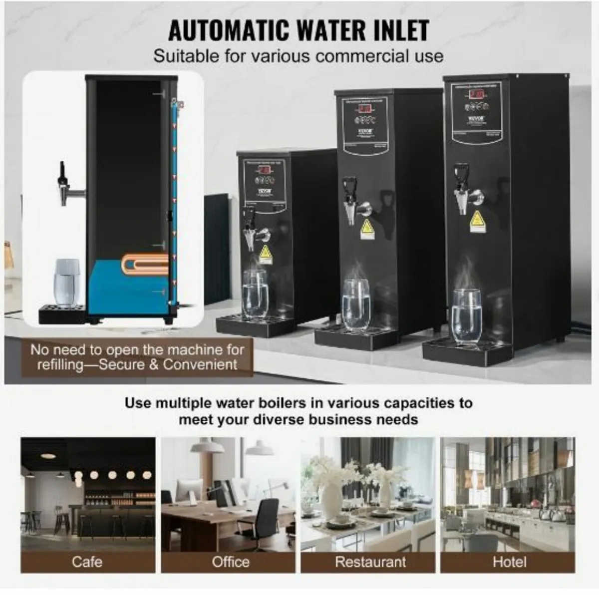 15L Commercial Water Boiler Electric Hot Water - Image 2