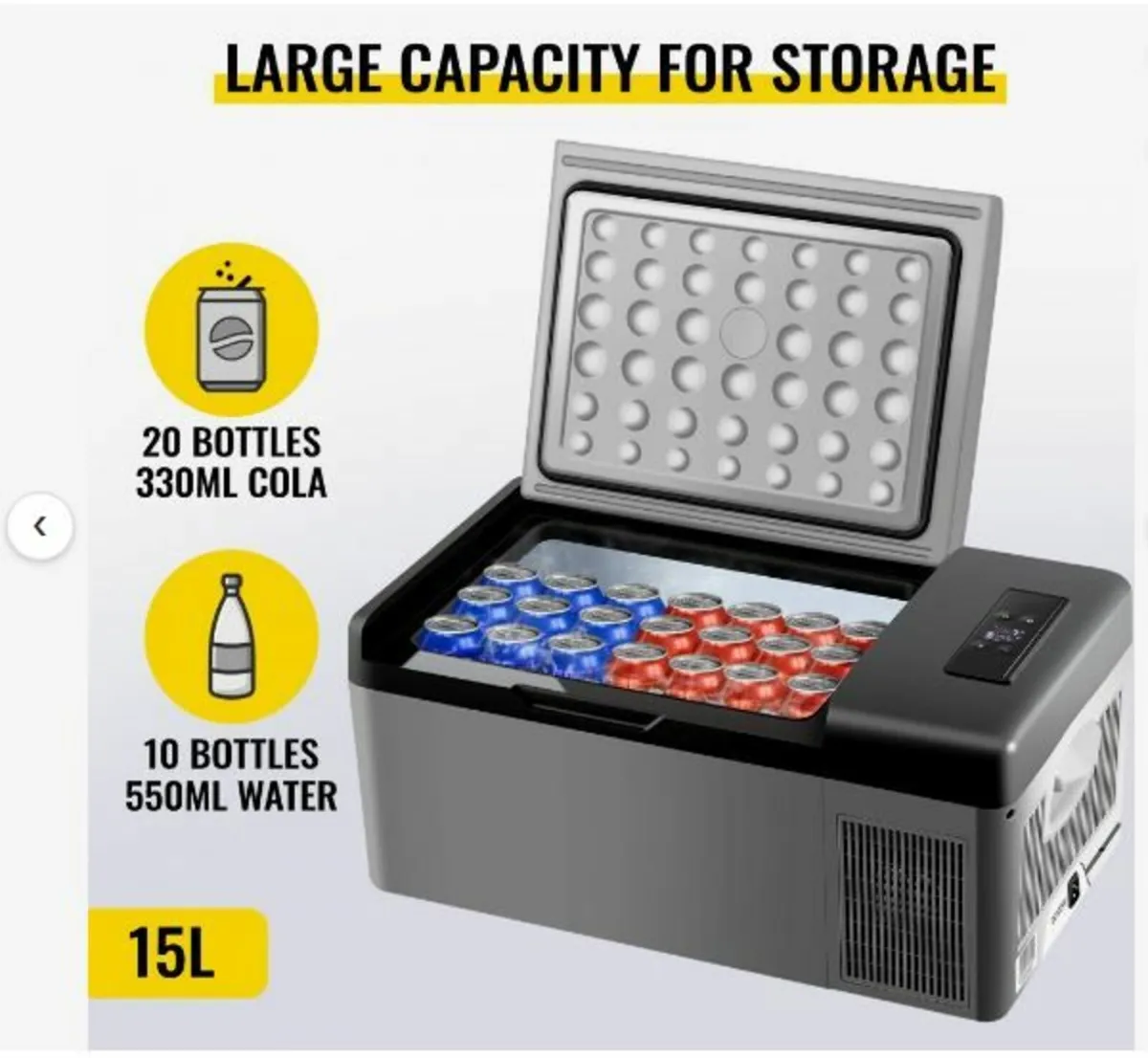 Portable Car Freezer, 15L Portable - Image 2