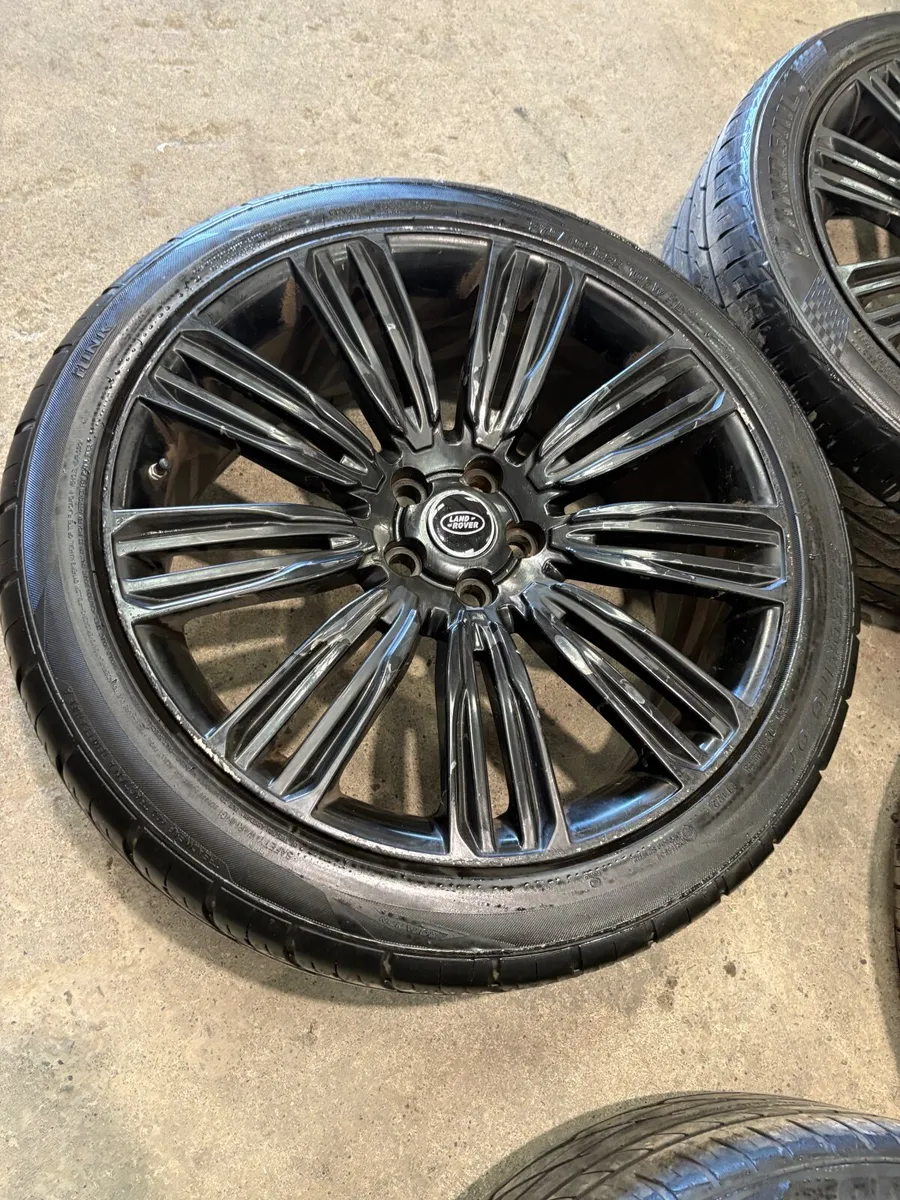 22” Black Range Rover Sport Wheels - Image 1