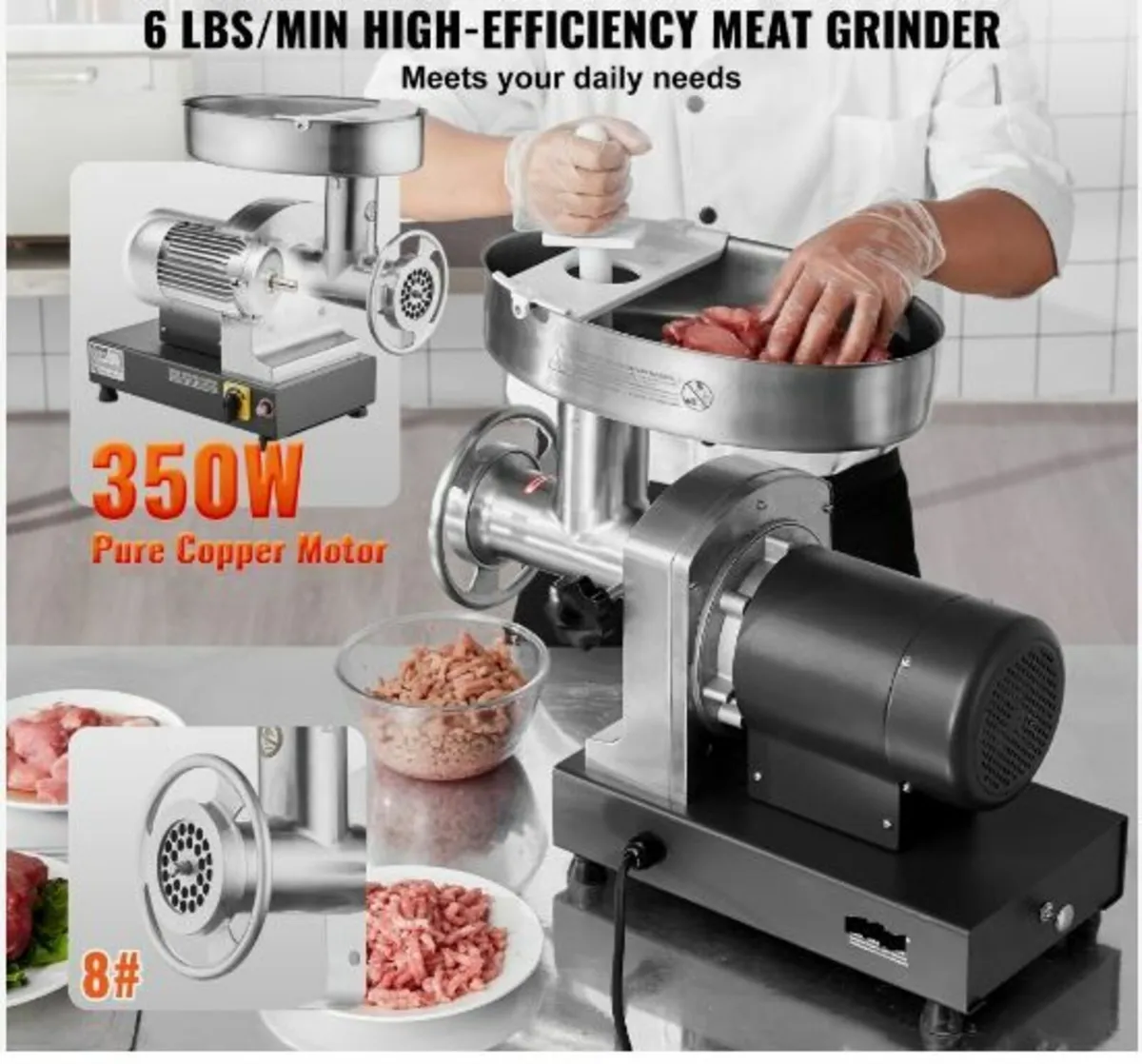 Commercial Electric Meat Grinder 6 - Image 3