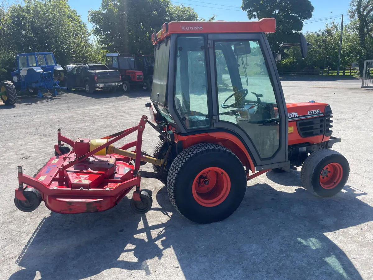 Kubota B2410 Tractor and Mower - Image 1