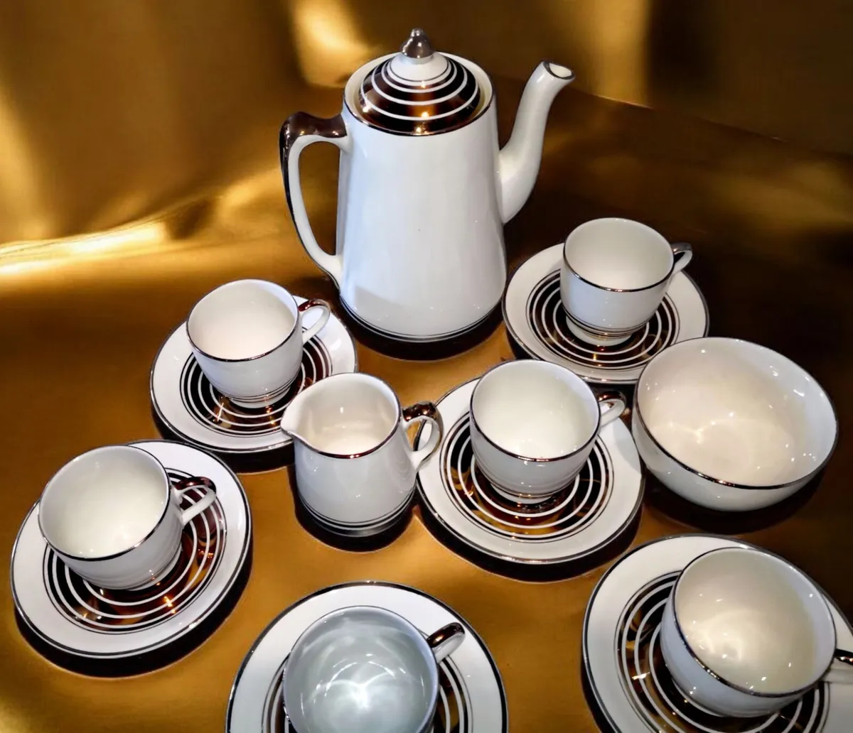 Super elegant Art Deco teaset - Image 2