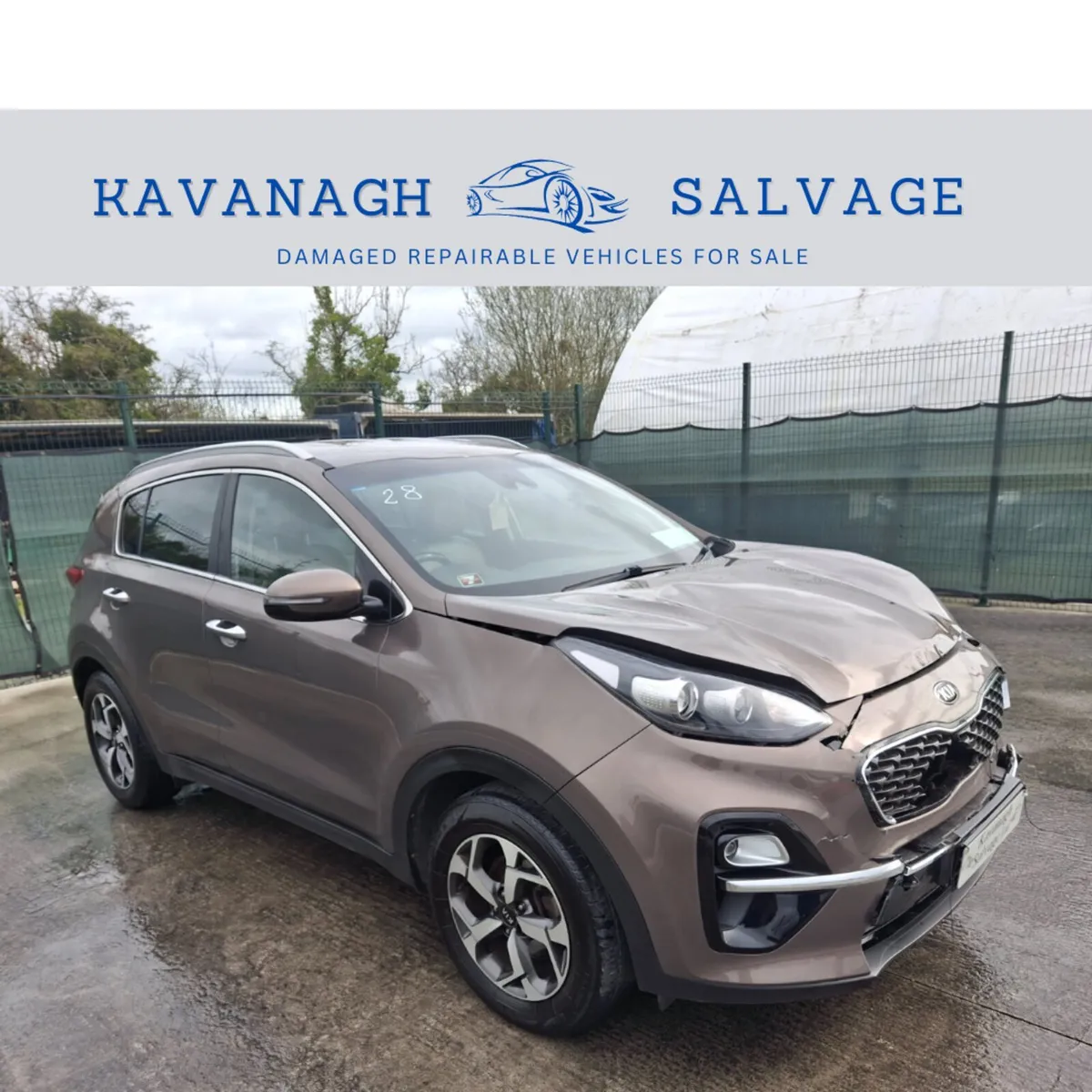 2019 Kia Sportage Light Damage - Image 1