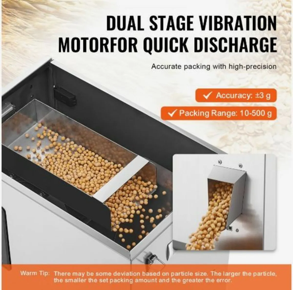 Powder Filling Machine, 0.022-1.1lbs/10-500g - Image 2