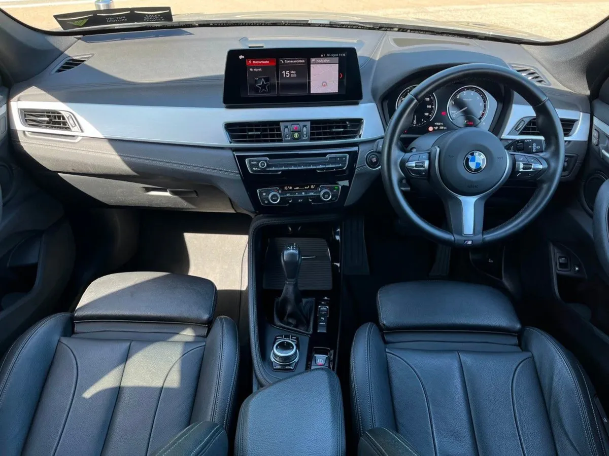 BMW X1 M-sport X-drive 25E Phev Black Leather - Image 2