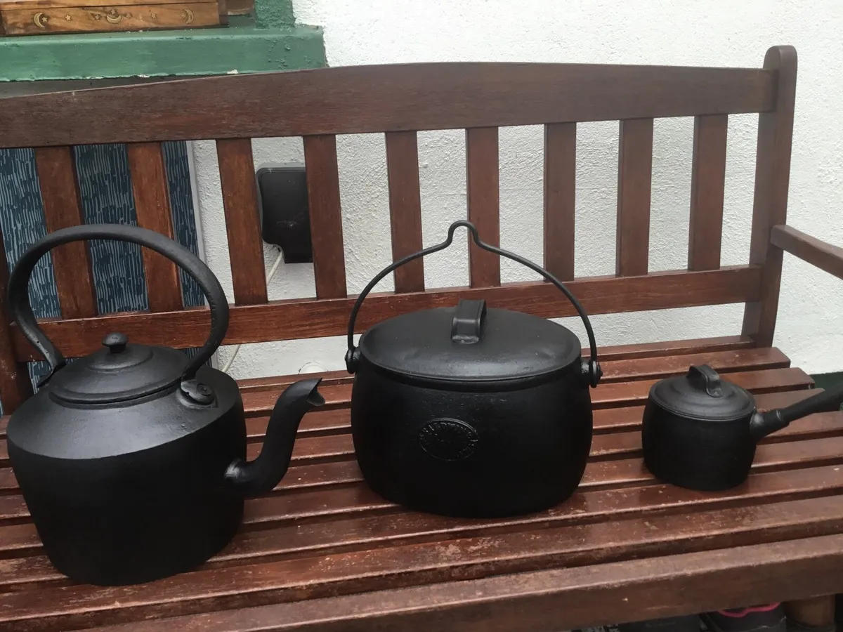 Antique Iron pots