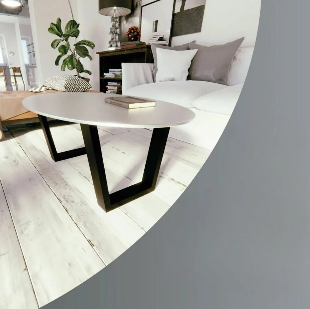 Table Legs 77×70 cm Type “V” Loft Style 2 pc - Image 3