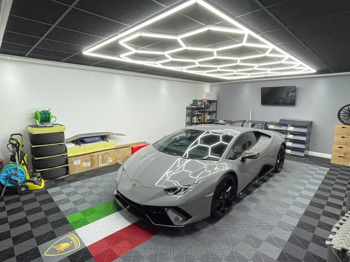 LED HEX LIGHTS for Garage Gym Salons barbers shop - Image 2