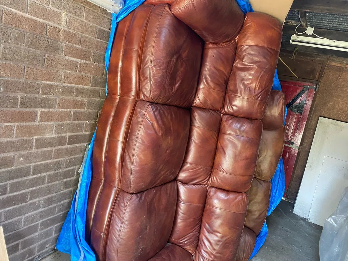 Leather sofa - Image 1