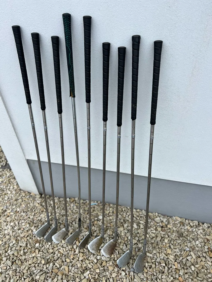 Full set of Vintage Steel Shaft Irons - Image 1
