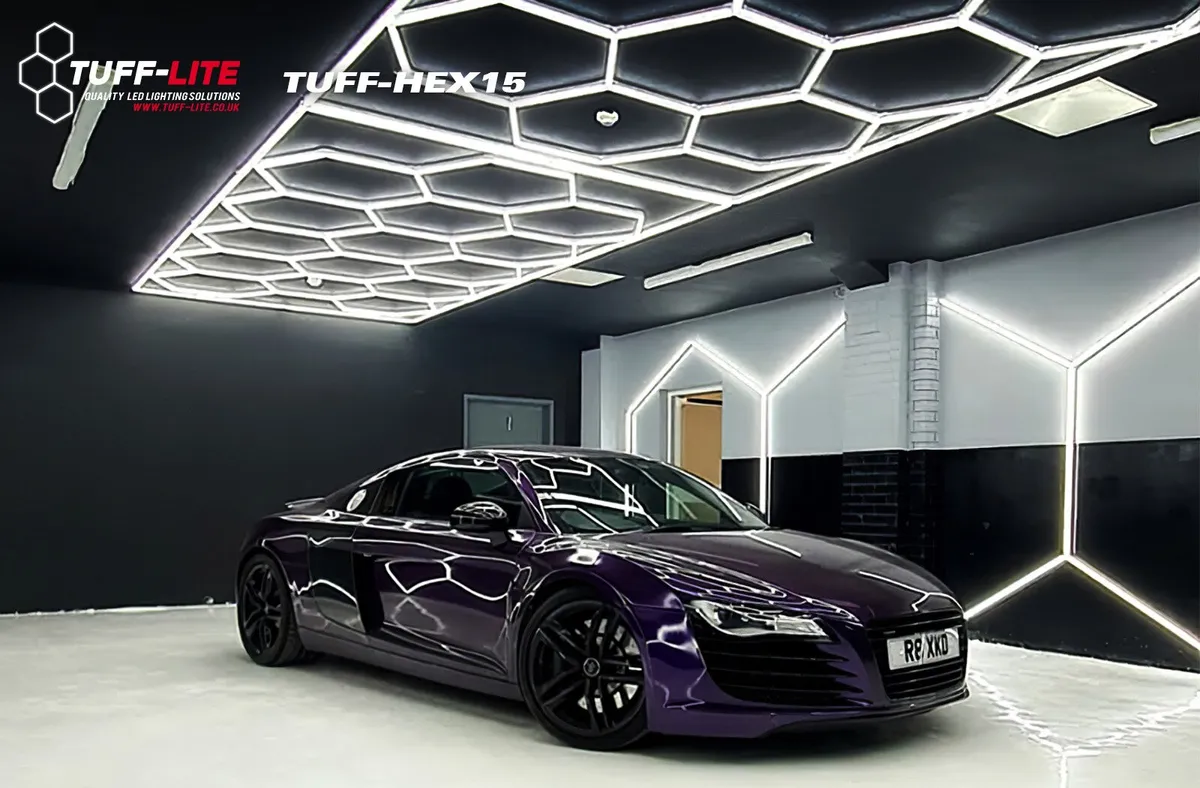 LED HEX LIGHTS for Garage Gym Salons barbers shop - Image 4