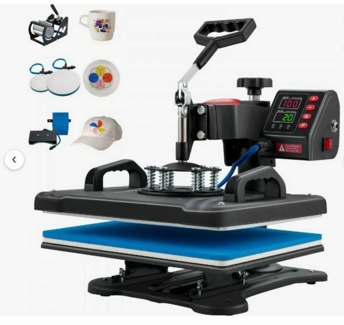 Heat Press, 5 in 1 Heat Press Machine - Image 1