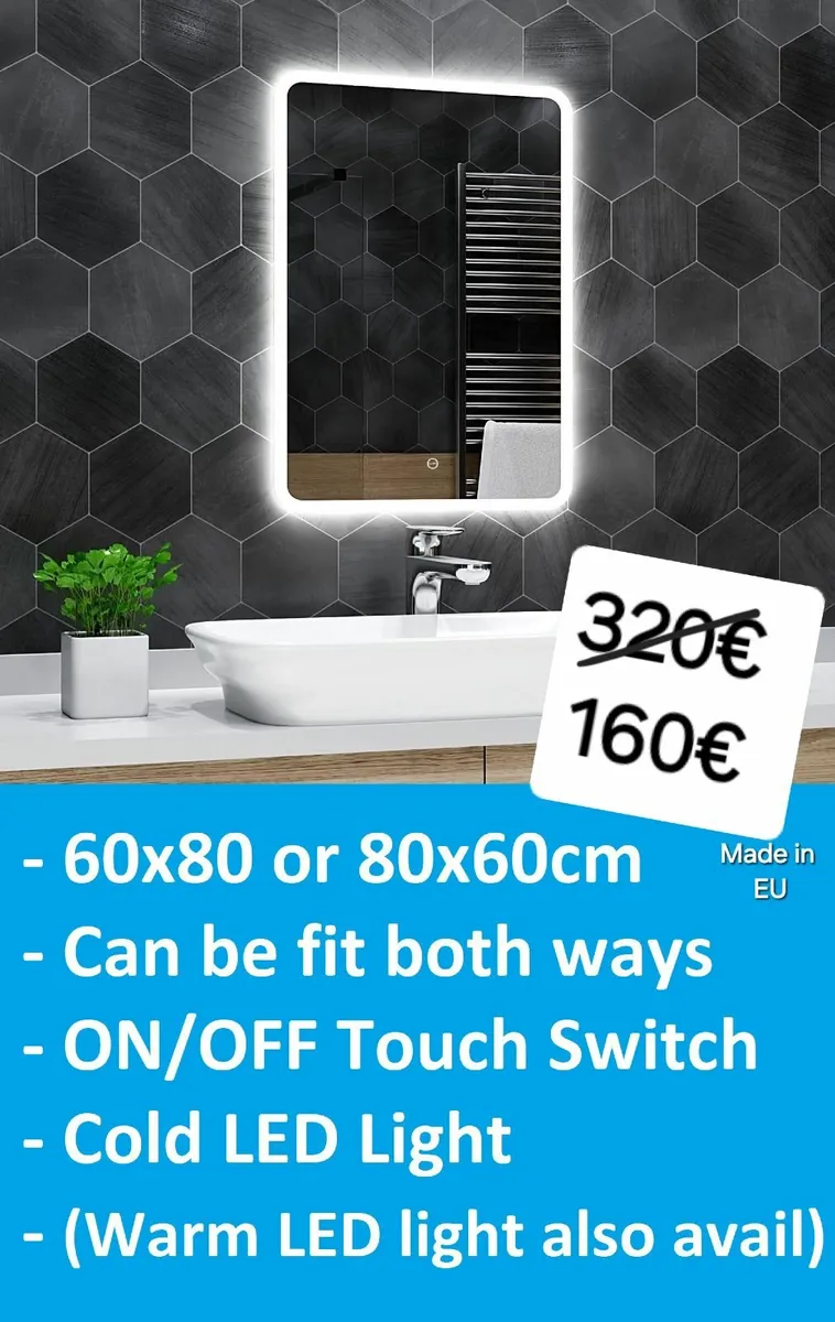 LED Bathroom Mirror - Image 1