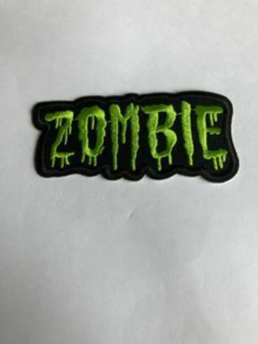 ZOMBIE Iron on/Sew on Patch