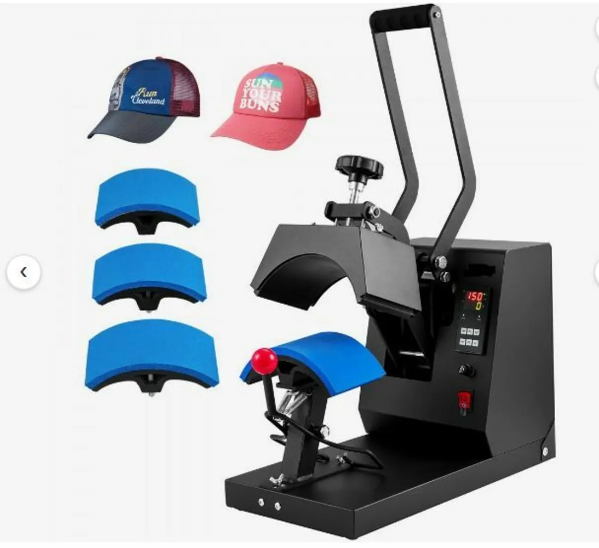 Hat Heat Press, 4-in-1 Cap Heat Press Machine - Image 1