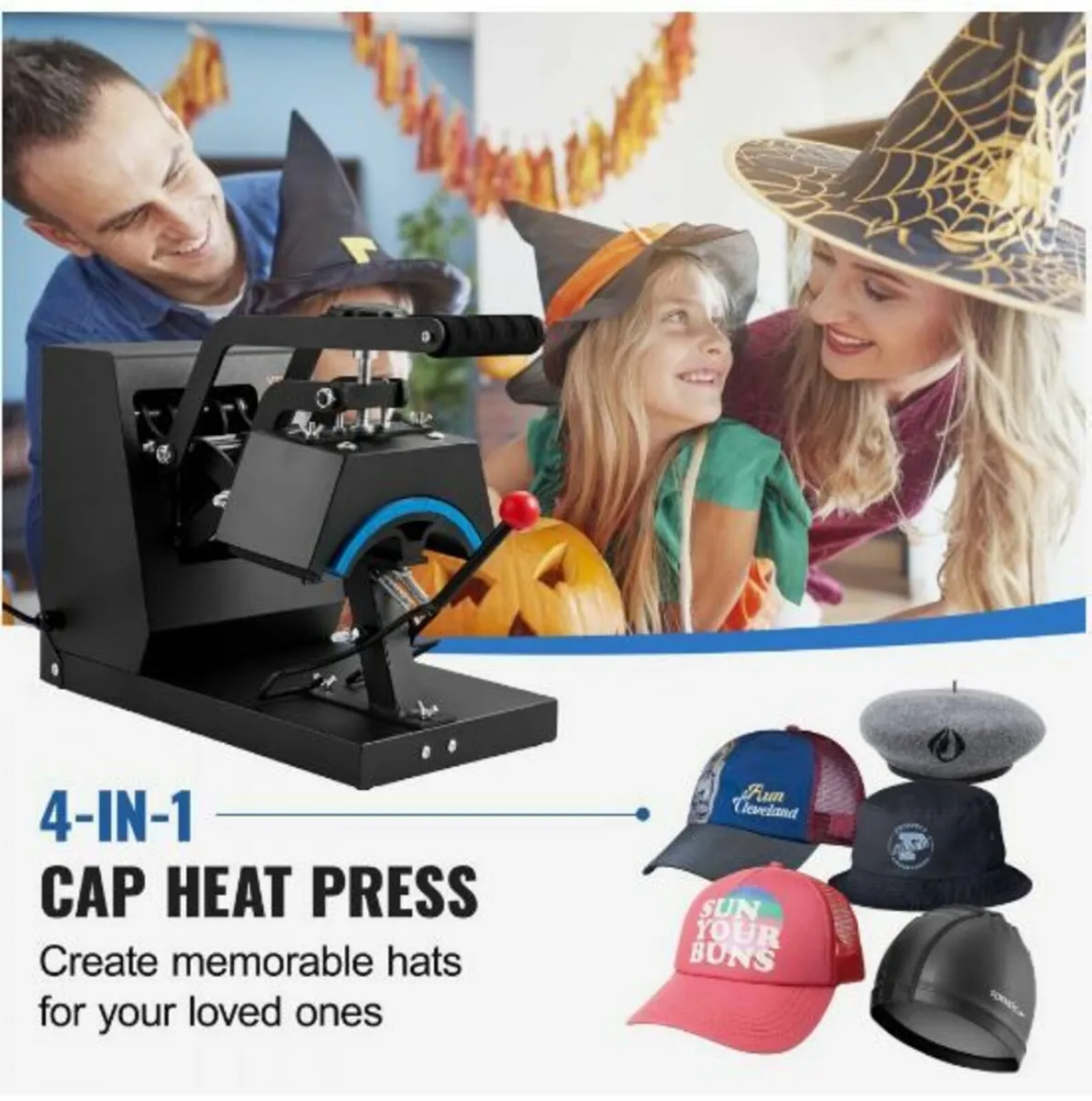 Hat Heat Press, 4-in-1 Cap Heat Press Machine - Image 2