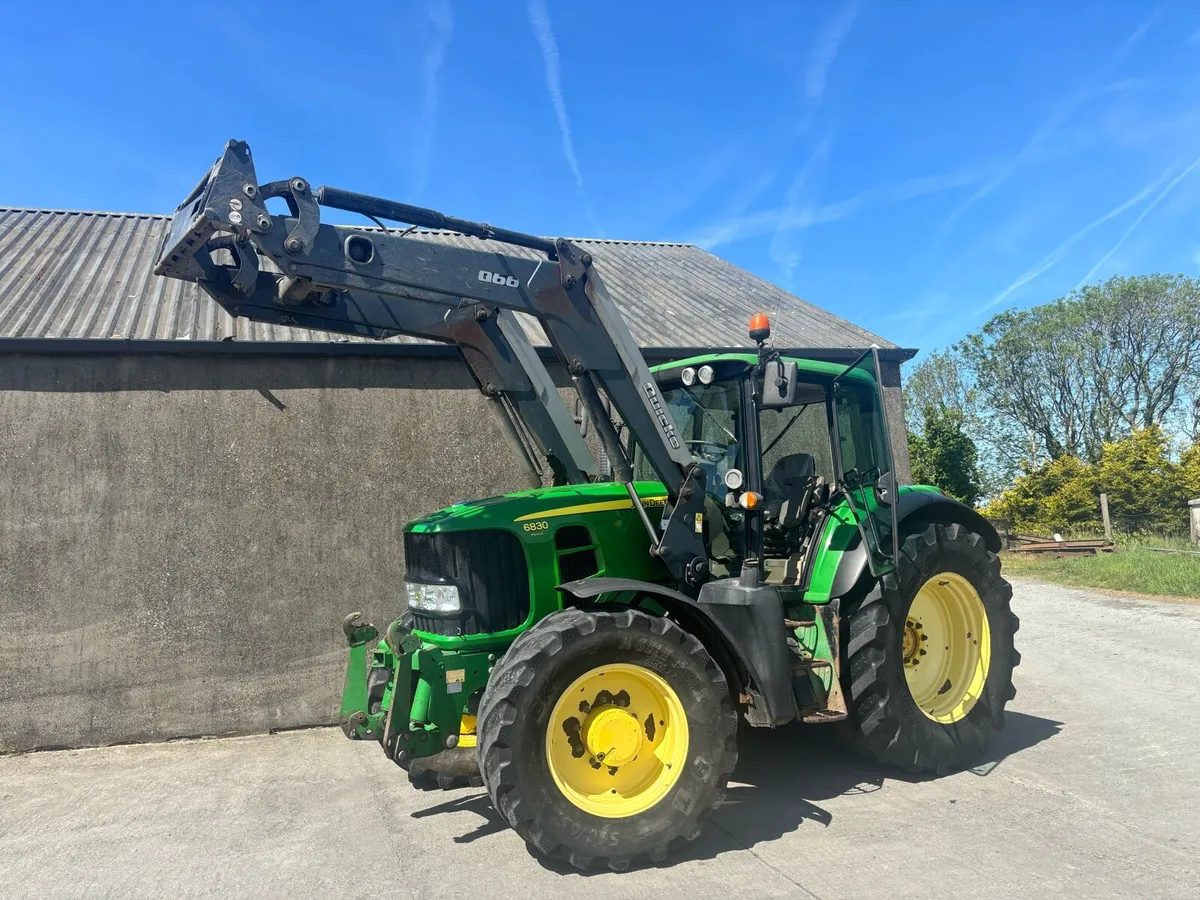 John Deere 6830 Premium Tractor Q66 Loader - Image 1