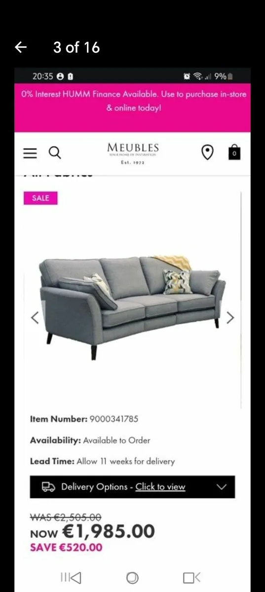 4 seater slightly curved - Image 2