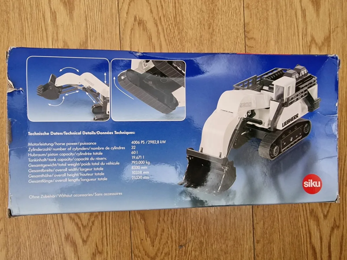 Siku Super 1:87 1798 Liebherr R9800 Mining Bagger - Image 4
