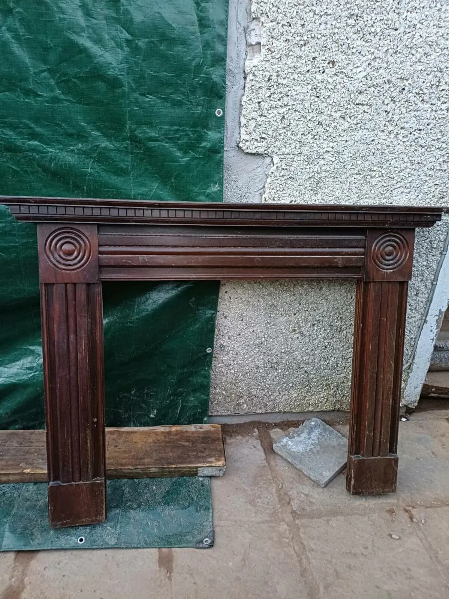 Solid Teak Fire Place Surround "Free to take away" - Image 1