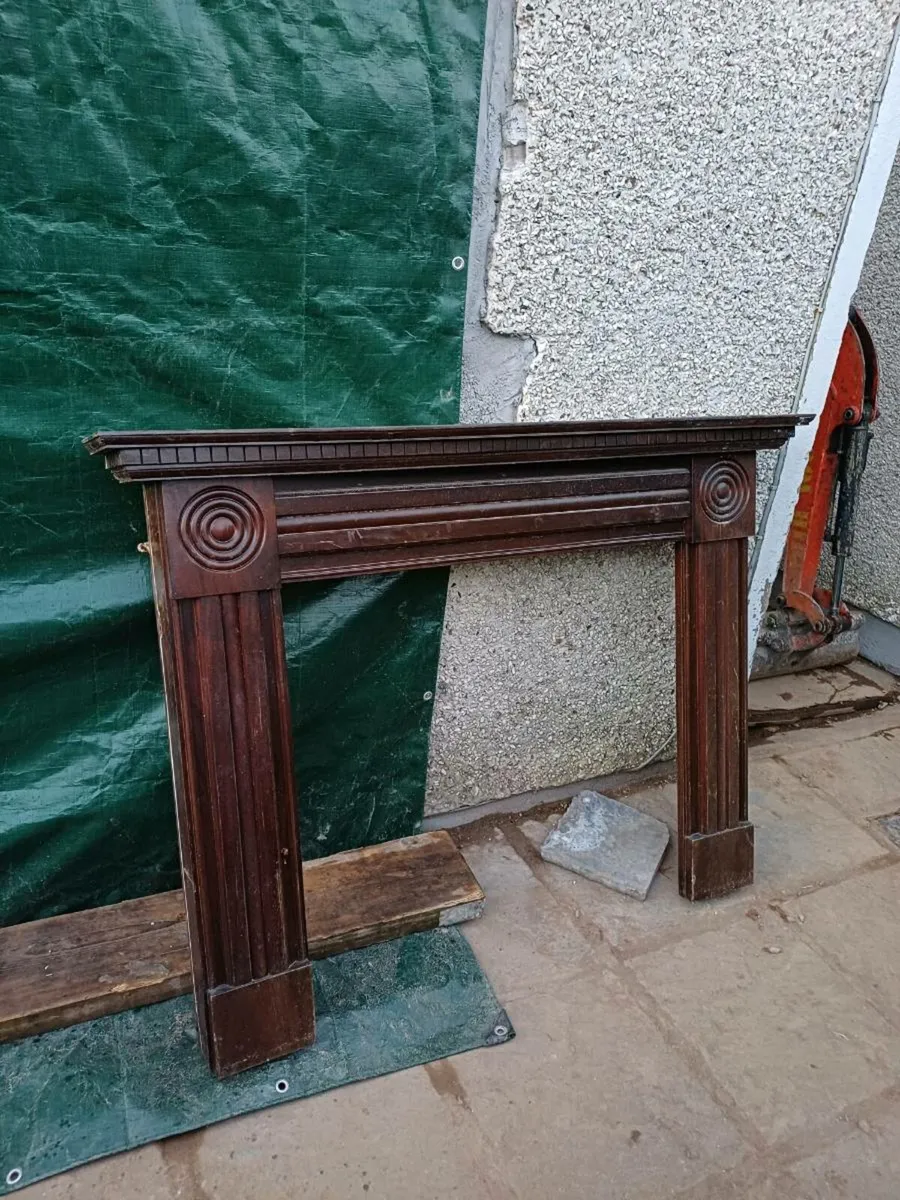 Solid Teak Fire Place Surround "Free to take away" - Image 2