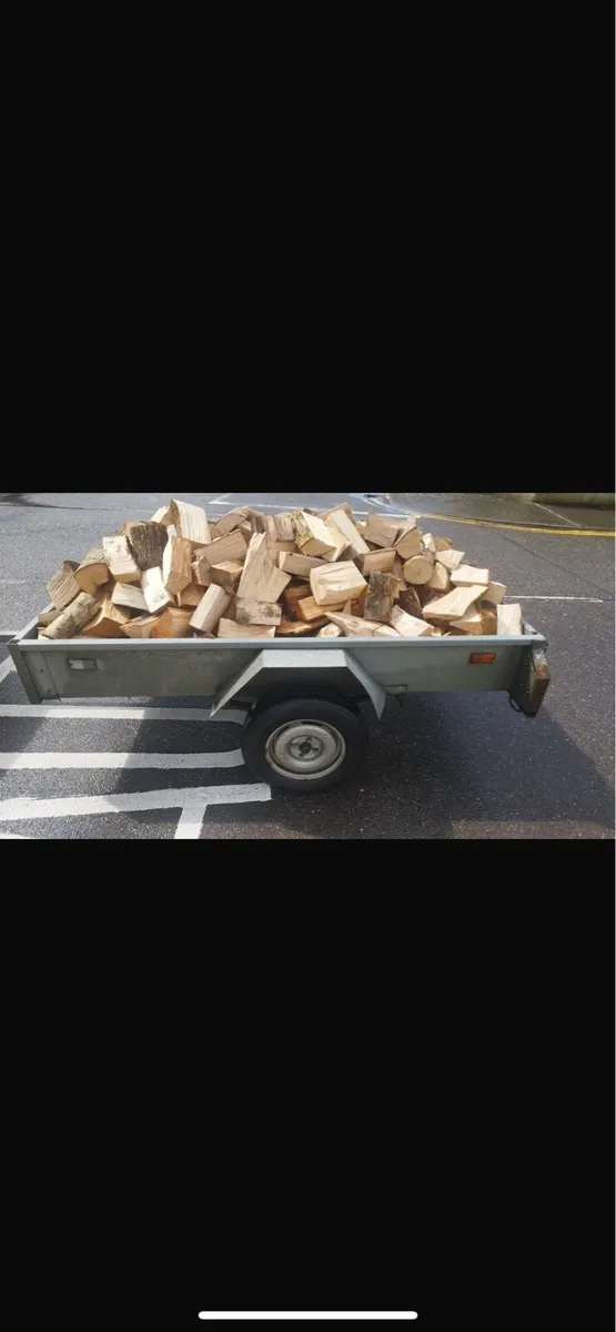 Car trailers of dry ash hardwood timber