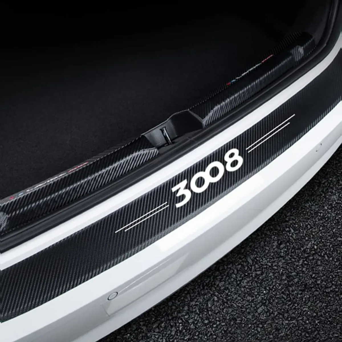 1pc, Door Sill Car Rear Trunk Bumper Guard Plate P