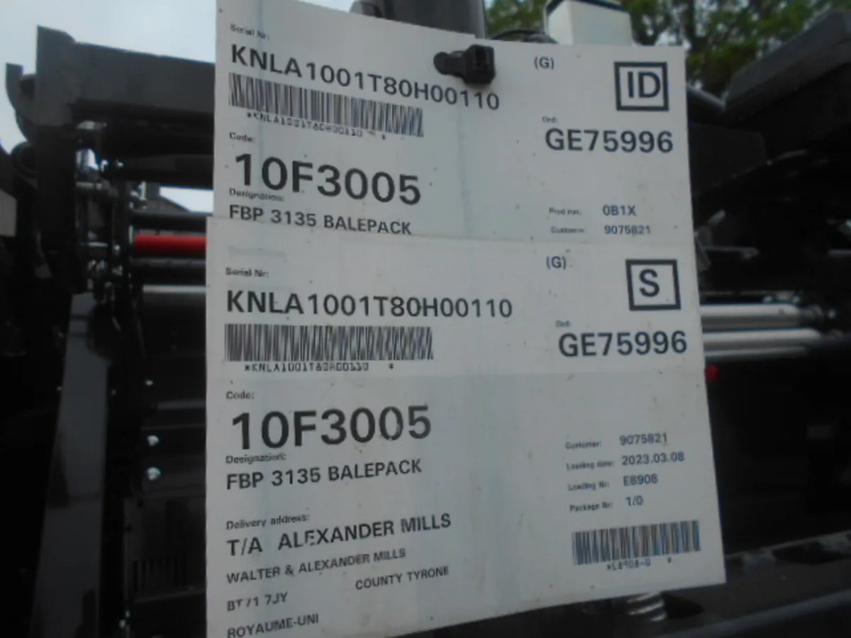 KUHN FBP 3135 BALE PACK, NEW  @ SPECIAL PRICE - Image 3