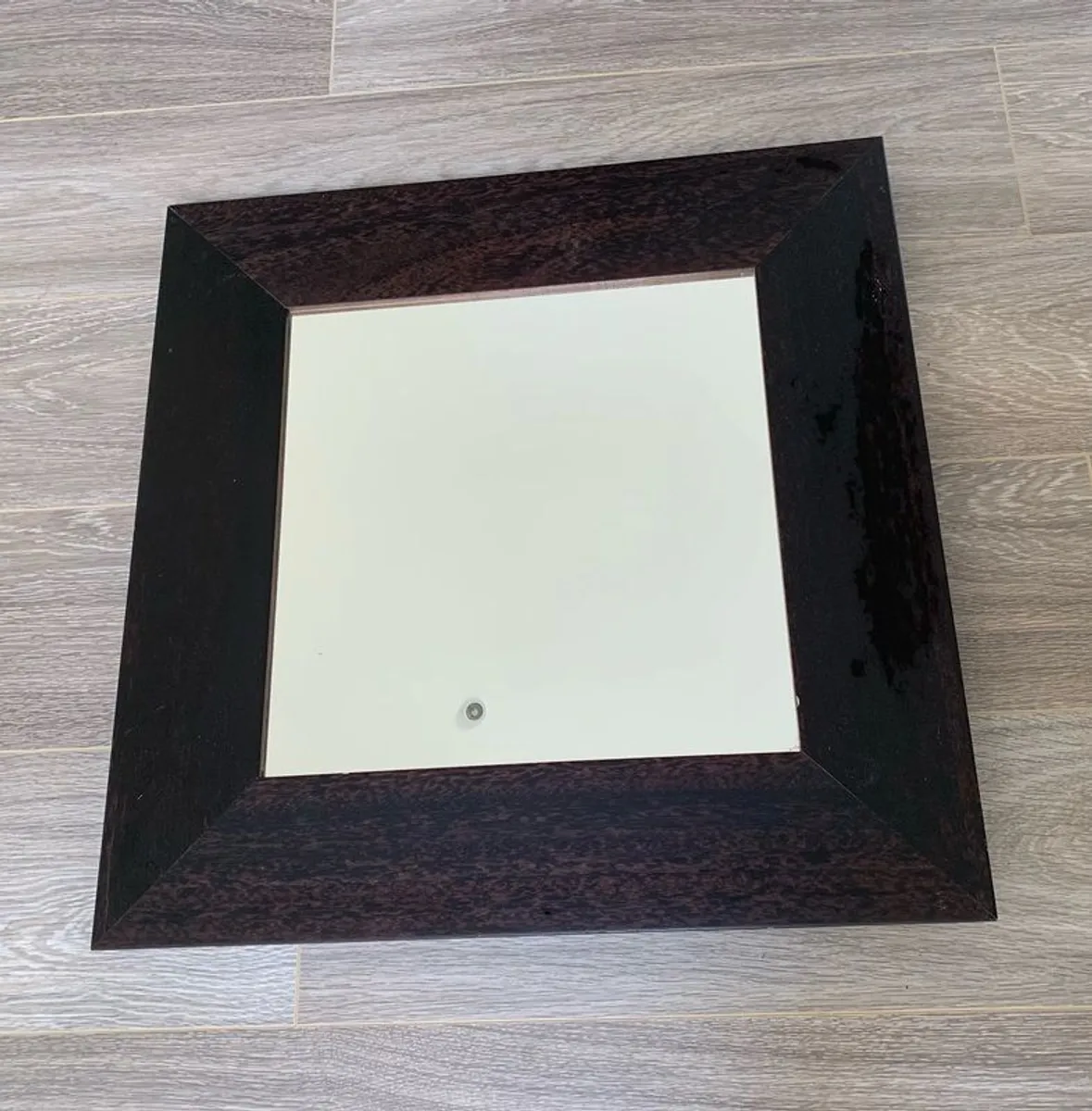 Square Wooden Framed Mirror - Image 2