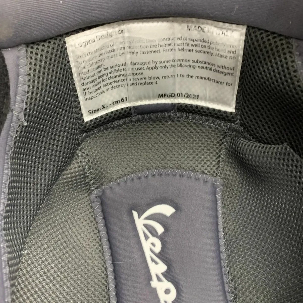 Vespa Open Face Helmet Size XL - Image 3