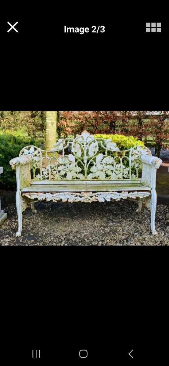 CAST IRON BENCH - Image 1