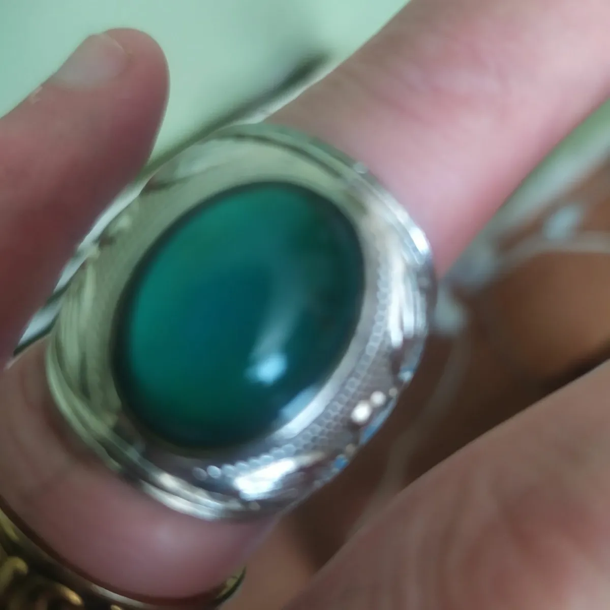 America eagle mood ring  mens lsrge size - Image 2