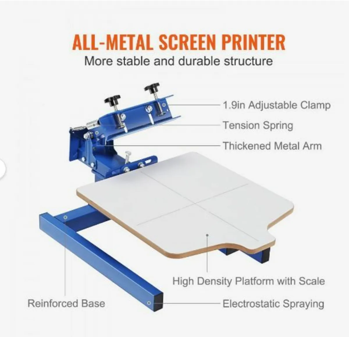 1 Color 1 Station Silk Screening Screenprint - Image 4