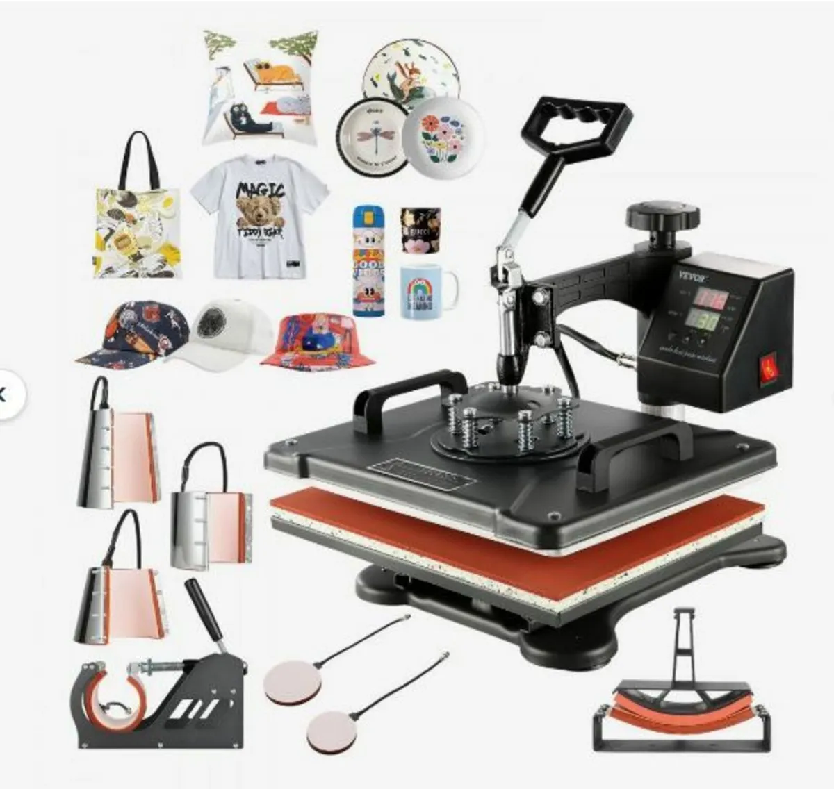 Heat Press 8 in 1 Heat Press Machine 38x30cm - Image 1