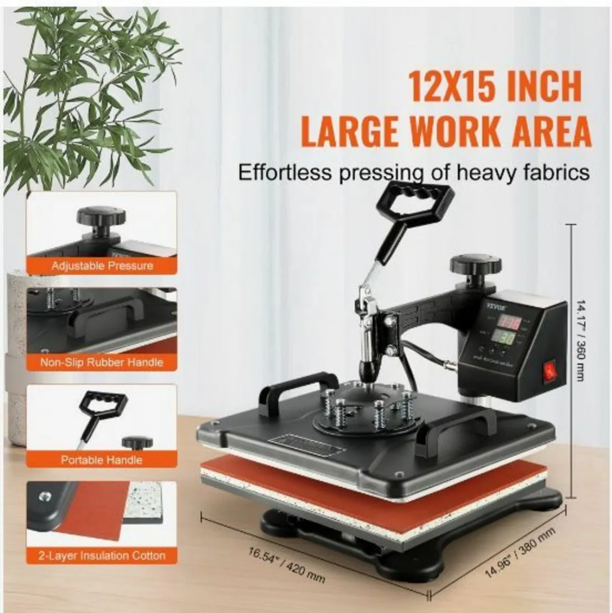 Heat Press 8 in 1 Heat Press Machine 38x30cm - Image 3