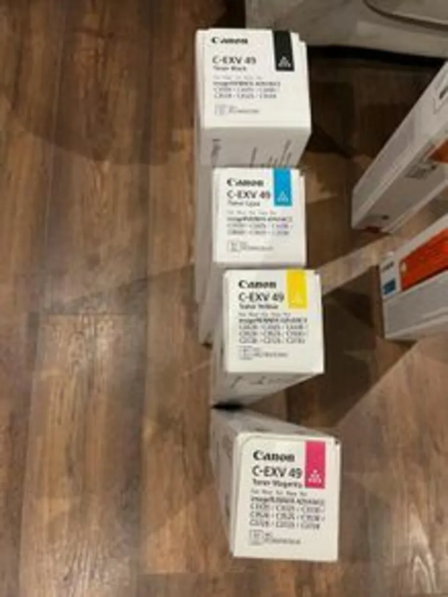 Set of Original Canon EXV 49 Colour Toners