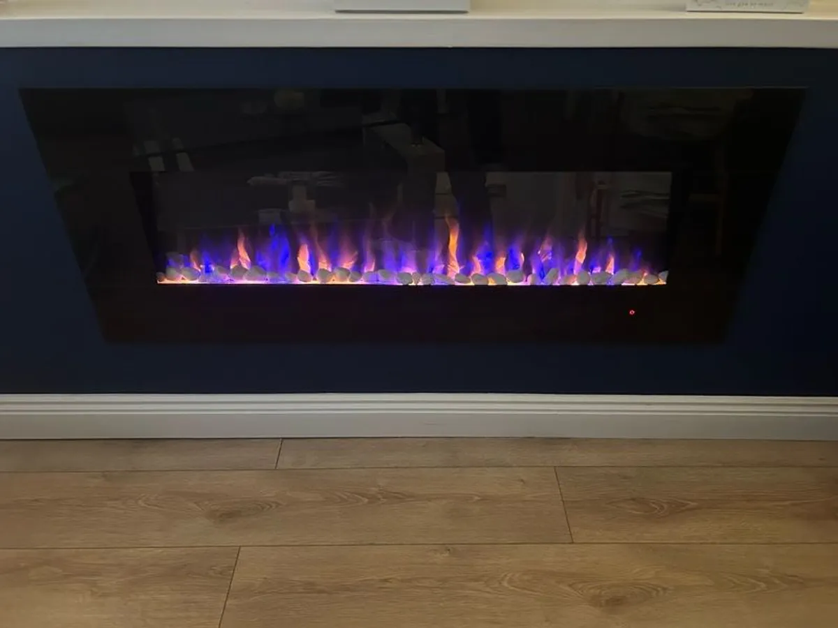 Wall Mounted Electric Fire - Image 1