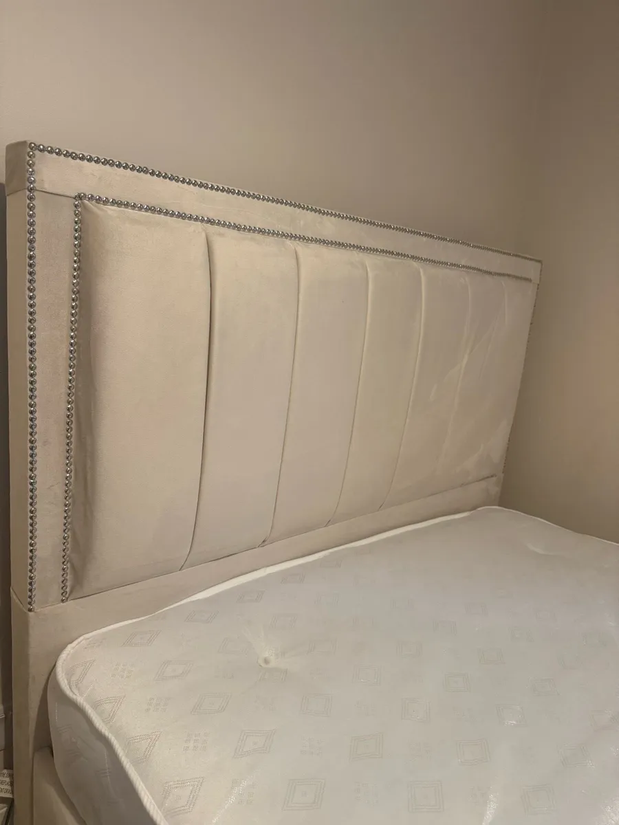 Double Bed & Mattress - Image 1