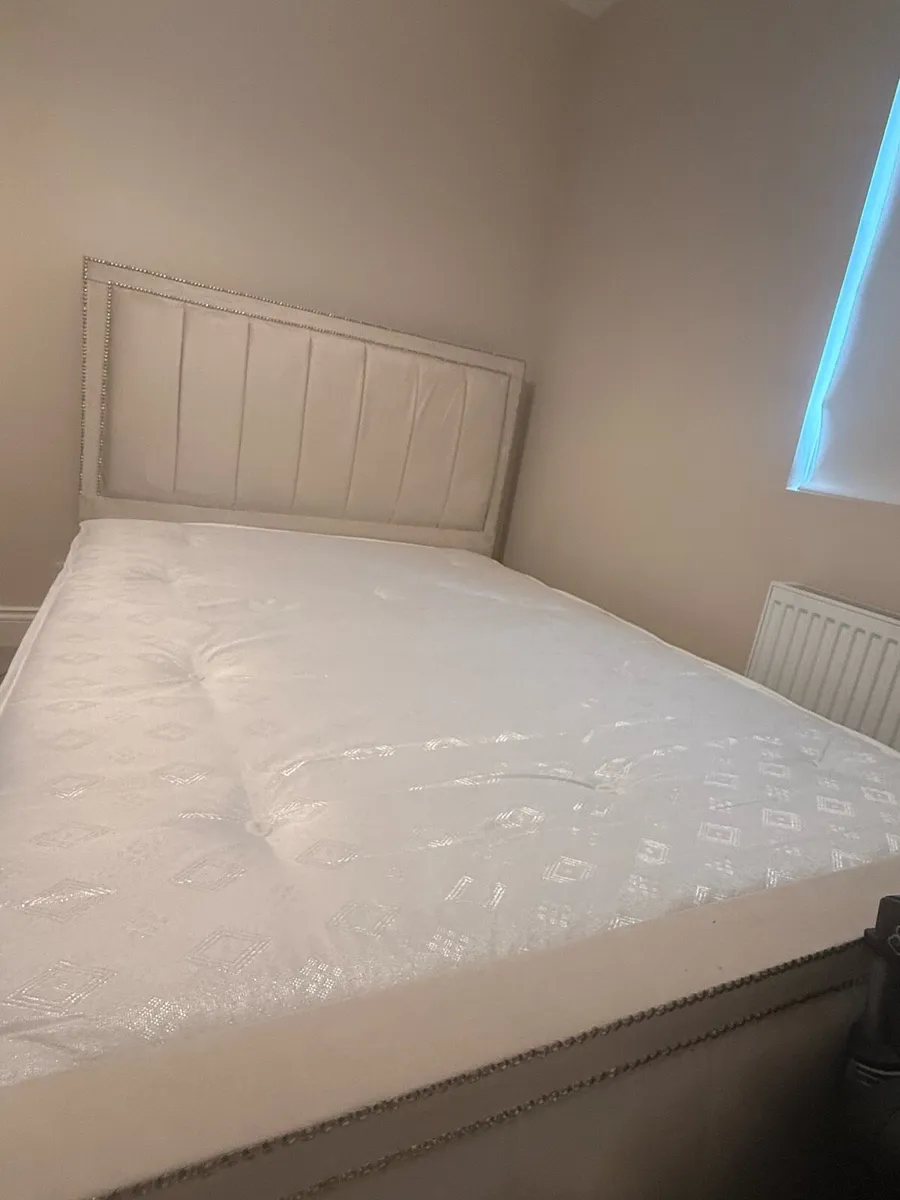 Double Bed & Mattress - Image 2