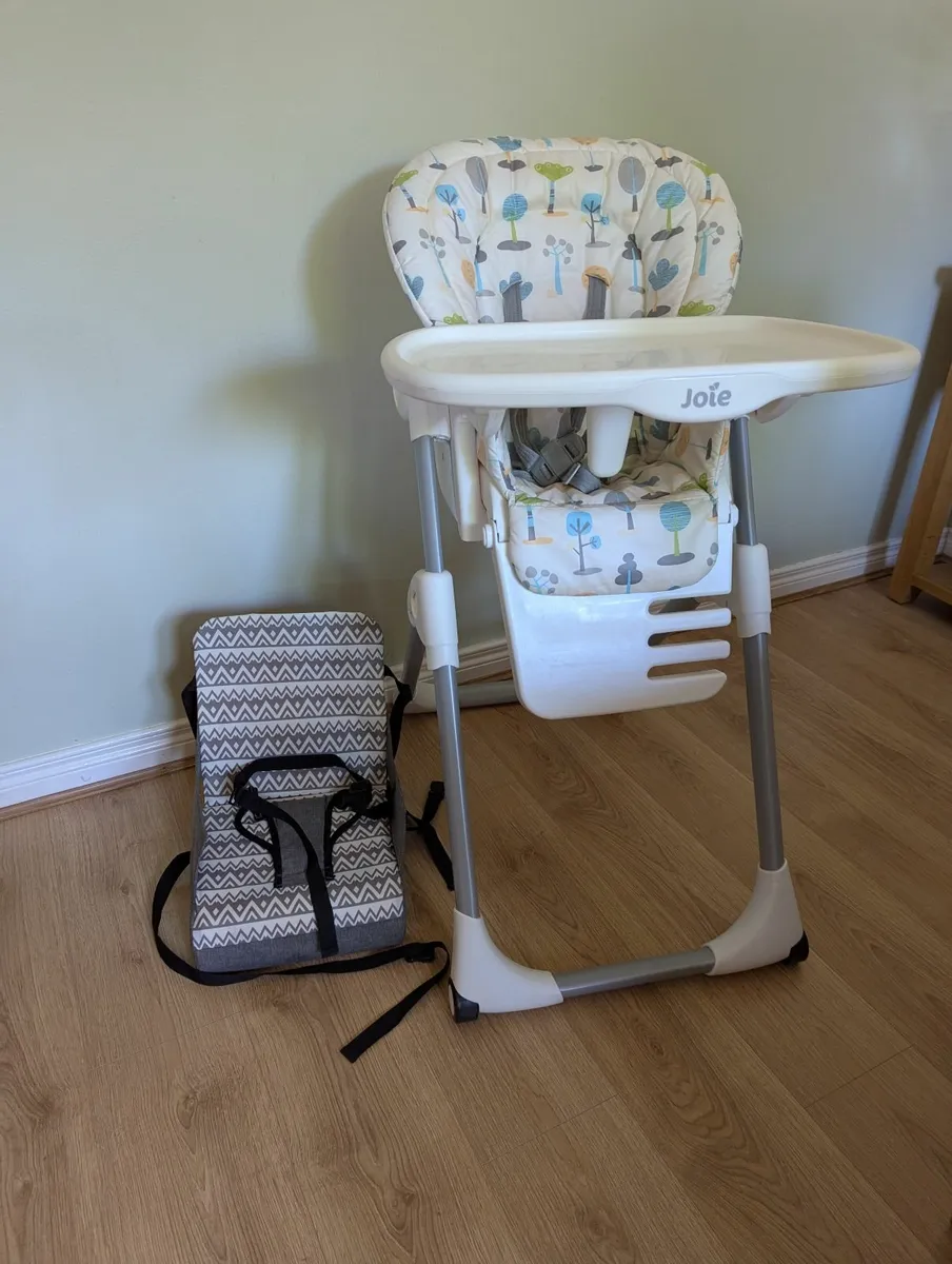Joie Highchair and Dreambaby Booster seat - Image 1