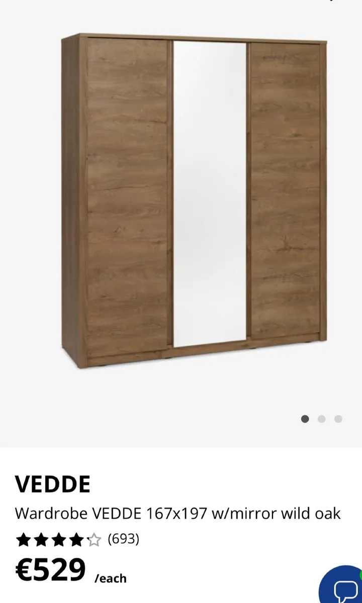 Wardrobe Sliding & Fitted Wardrobes JYSK - Image 1