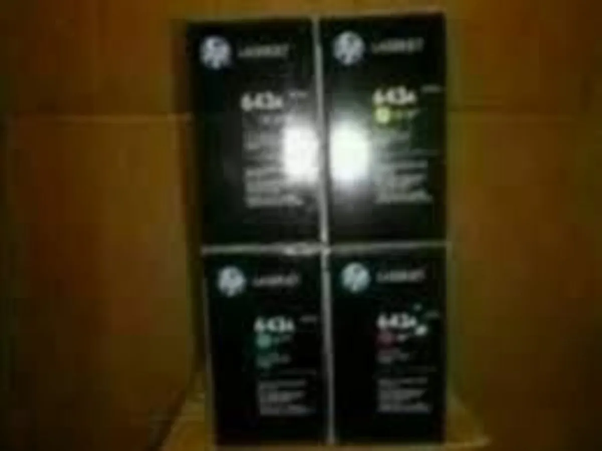 Set of 4 Colours for The HP 4700 Machine HP 643A
