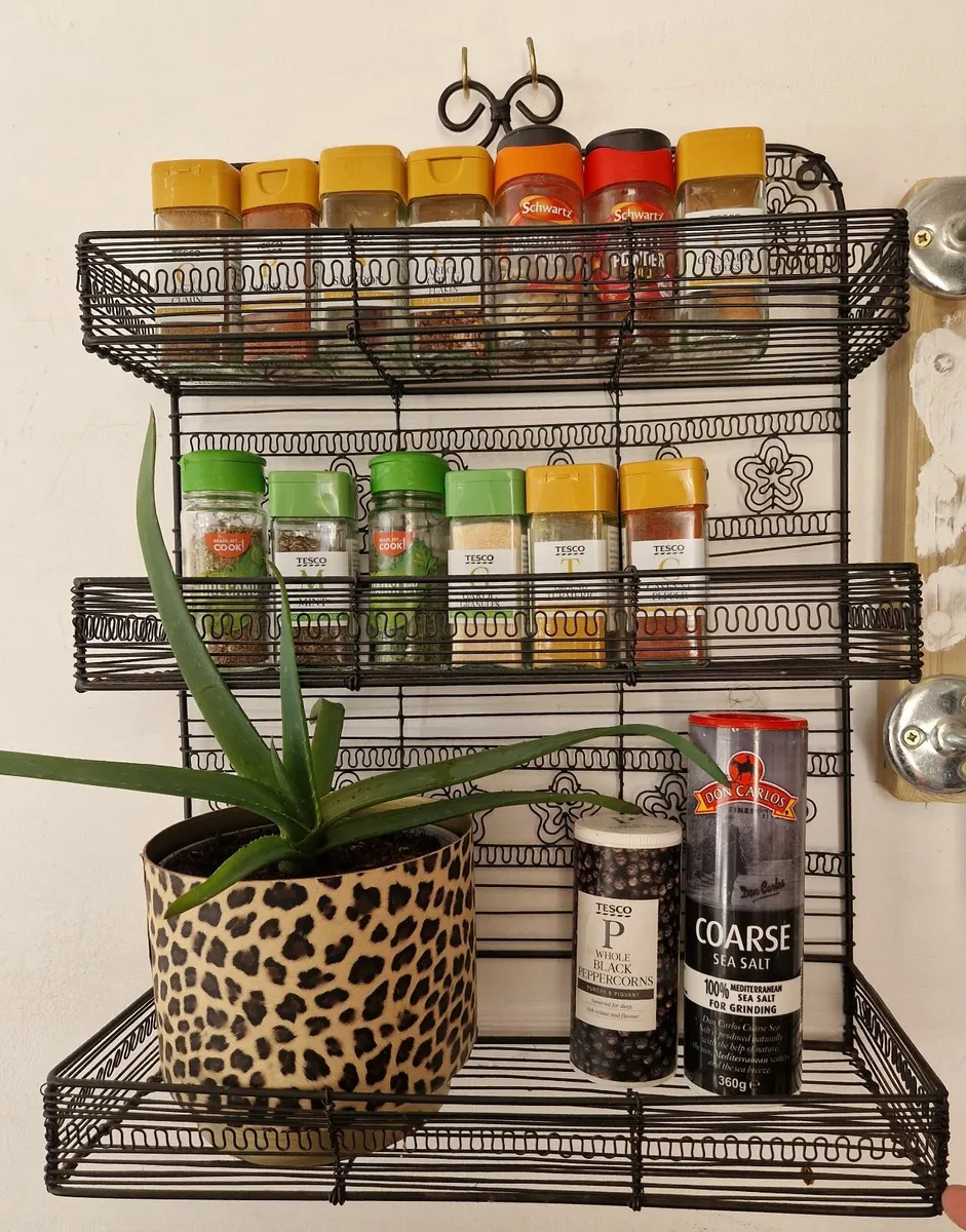 Decorative Metal Spice Rack - Image 2