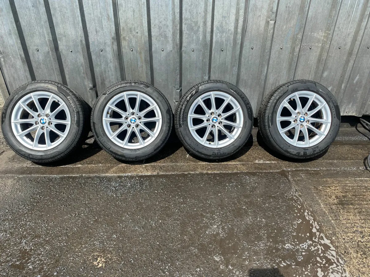 17 inch genuine BMW alloys w/tyres - Image 1