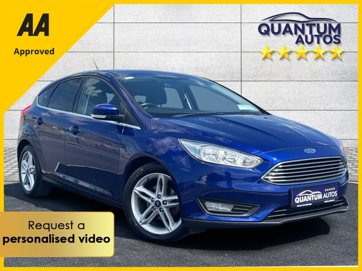 Ford Focus 2017 ZETEC 1.5 TDCI €68 P/W WITH NO CAS - Image 1