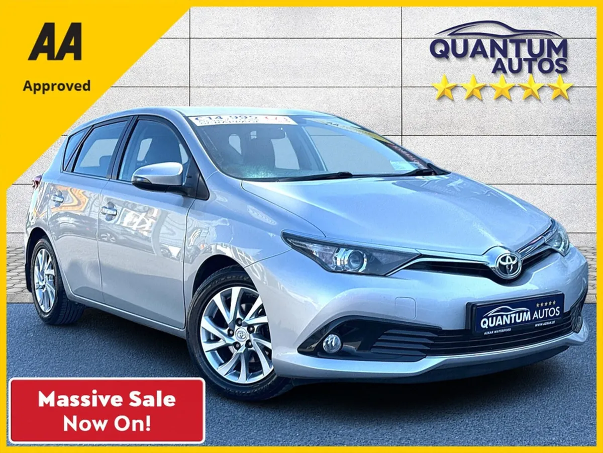 Toyota Auris 2017 D-4D LUNA 1.4D €68 P/W WITH NO C - Image 1